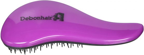 Detangling Hair Brush - Best Detangler Brush by Debonhair - Easily Removes Tangles & Knots - Detangling Brush For All Hair Types (Wet, Dry, Short, Long, Thick) - Adults and Kids (Gorgeous Purple) - Image 2