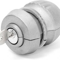 Relaxdays 10013640 Theft Security Trailer Hitch Coupling Tow Ball Lock Caravan 2 Keys 5 cm