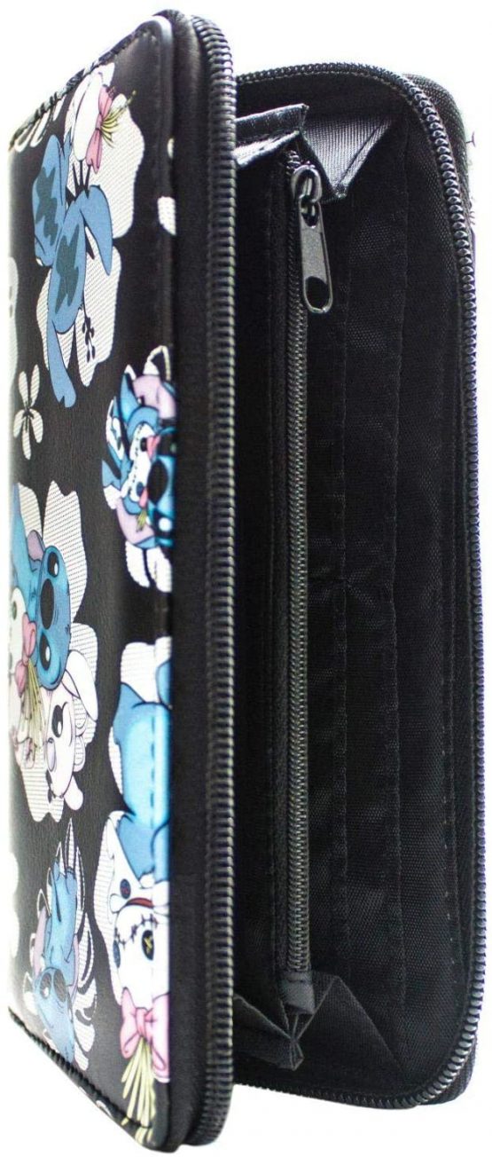 Lilo & Stitch Ohana Means Family Black Coin & Card Clutch Purse - Image 3