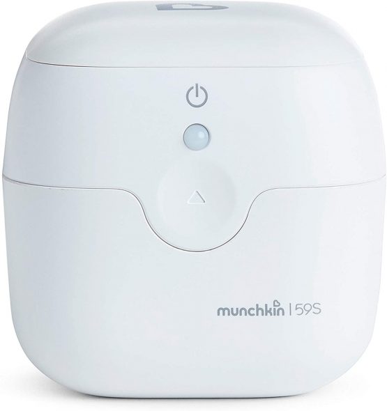 Munchkin Portable Soother & Dummy UV Steriliser, Kills 99% of Germs in 59 Seconds