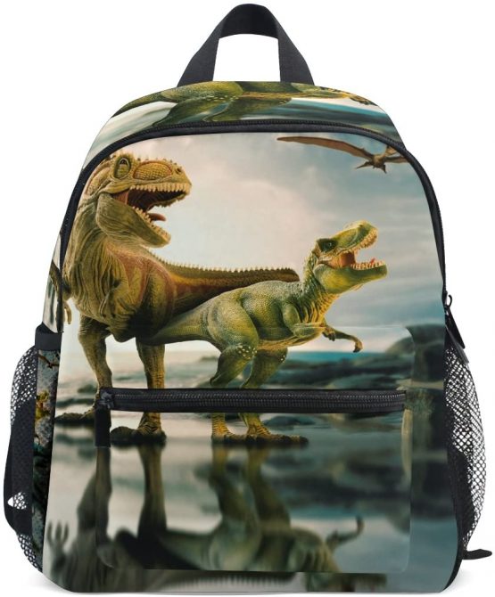ISAOA Rocker Unicorn Children's Backpack for Boys,Kid's Schoolbag for Kindergarten Preschool Toddler Baby Nursery Travel Bag with Chest Clip (Blue)