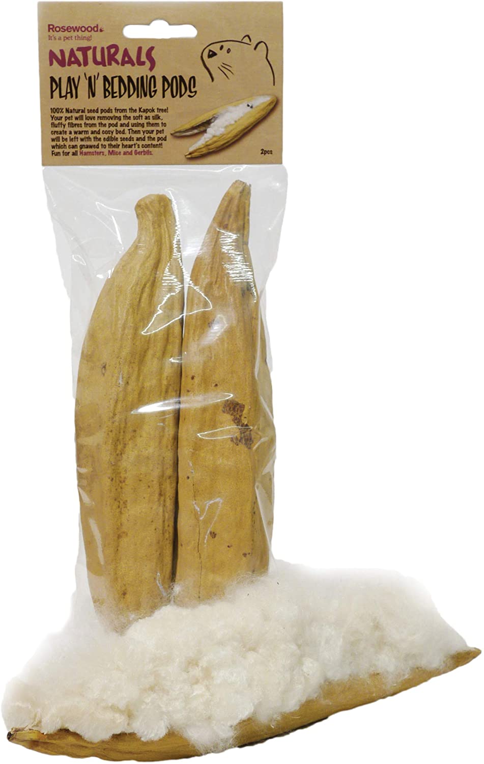 Naturals Play n Bedding Pods, Pack of 2, clear, 2 count (Pack of 1)