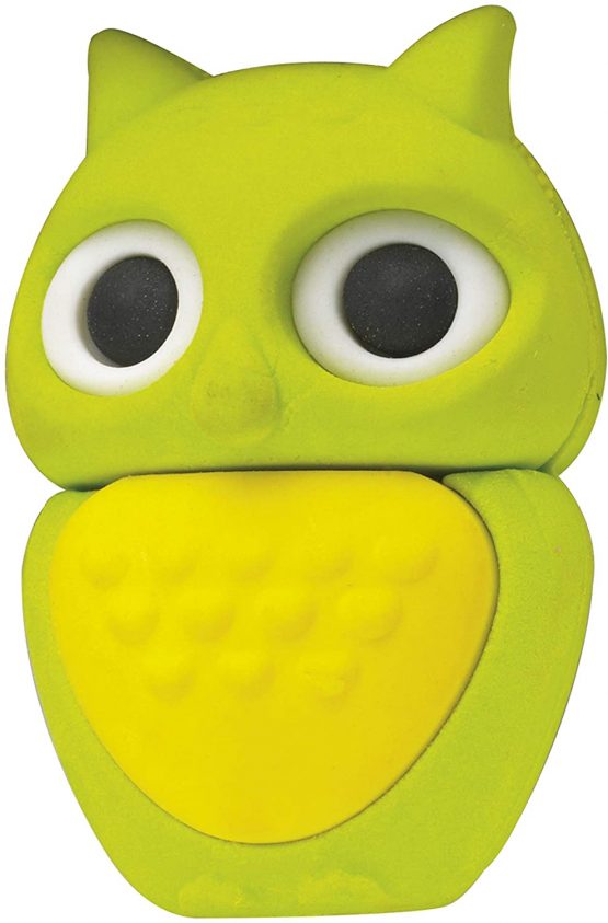 Westcott E-66066 Green 3D Eraser Owl 2 x 3 x 4 cm