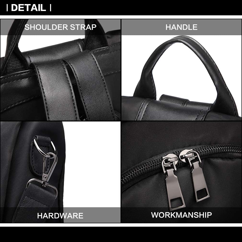 Miss Lulu Anti-theft PU Backpack for Women, Large Capacity Backpack with Multiple Pockets - Image 4