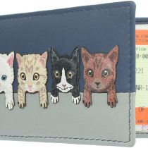 Mala Leather Best Friends Collection Travel Pass / Oyster Card Holder 630TC_65 Navy