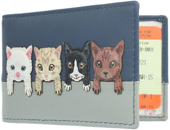 Mala Leather Best Friends Collection Travel Pass / Oyster Card Holder 630TC_65 Navy