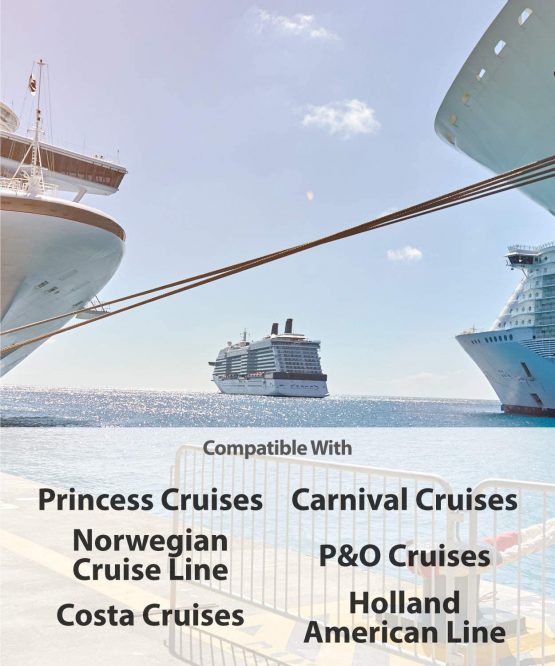 GreatShield Cruise Luggage Tag Holder (8 Pack) CruiseTag Holder with Zip Seal & Steel Loops, Weather Resistance PVC Pouch for Princess, Carnival, Holland American, Costa, and Norwegian Cruise Line - Image 2