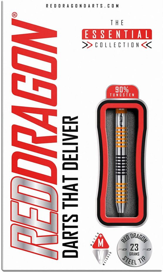 RED DRAGON Amberjack 23g, 25g or 27g Tungsten Darts Set with Flights and Stems - Image 4