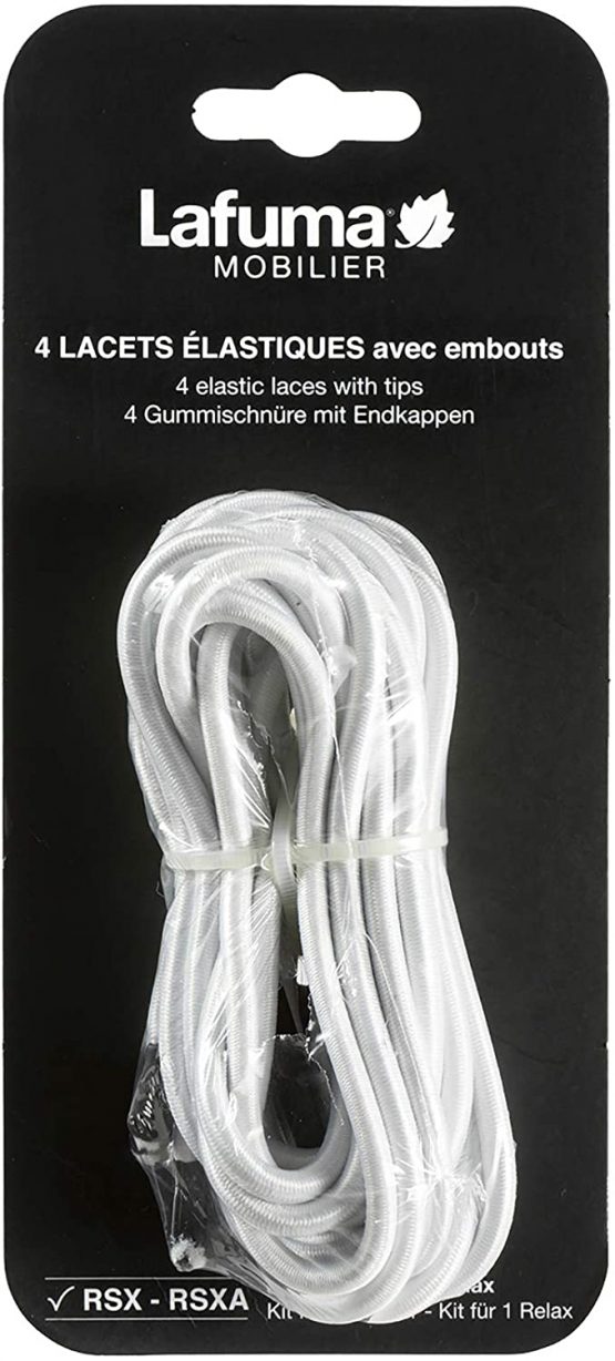 Lafuma LFM2322 Elastic Laces Ideal for RSX and RSXA - White (Set of 4)