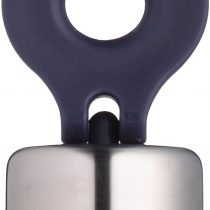 BarCraft Wine Bottle Stopper with Flip Top Ring Pull, Stainless Steel, 8.5 cm