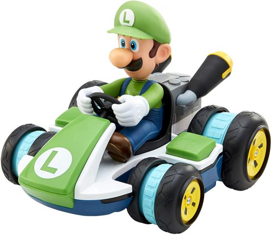 Nintendo Mario Kart 8 Luigi Mini Anti-Gravity RC Racer 2.4Ghz, with full function steering create 360 spins, whiles and drift! - Up to 100 ft. Range - For Kids ages 4+ - Image 3