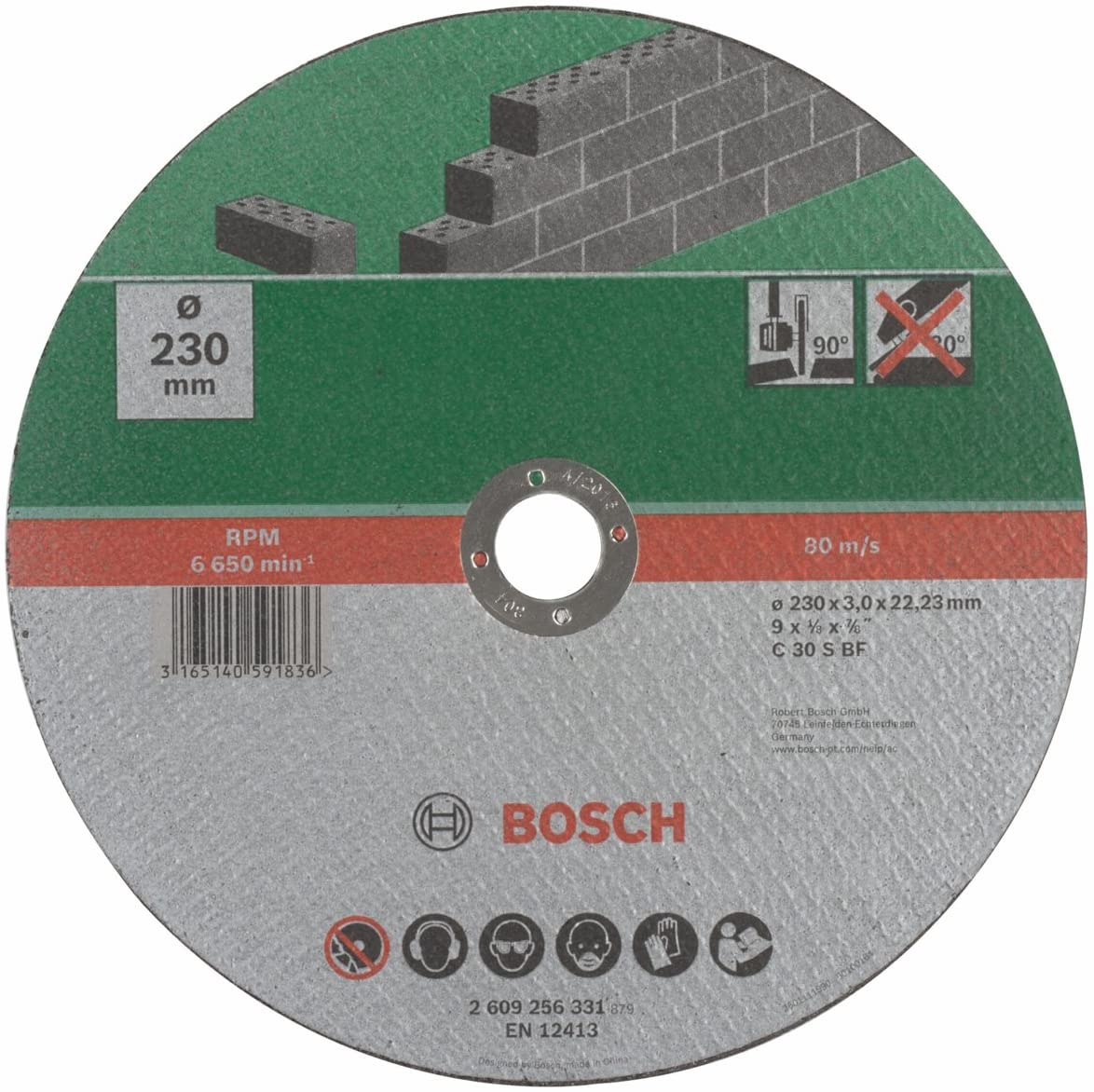 Bosch 2609256331 Straight Cutting Disc - Image 2