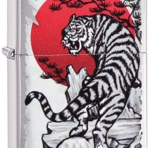 Zippo Windproof Lighter| Metal Long Lasting Lighter |Best Lighter Fluid| Refillable Lighter| Perfect for Cigarettes Cigars Candles |Pocket Lighter Fire Starter |Asian Tiger, regular