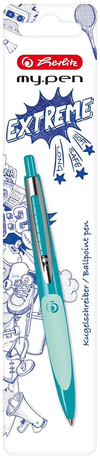 Herlitz My.pen 50028351 Ballpoint Pen Dark Green/Light Green Pack of 1 - Image 3