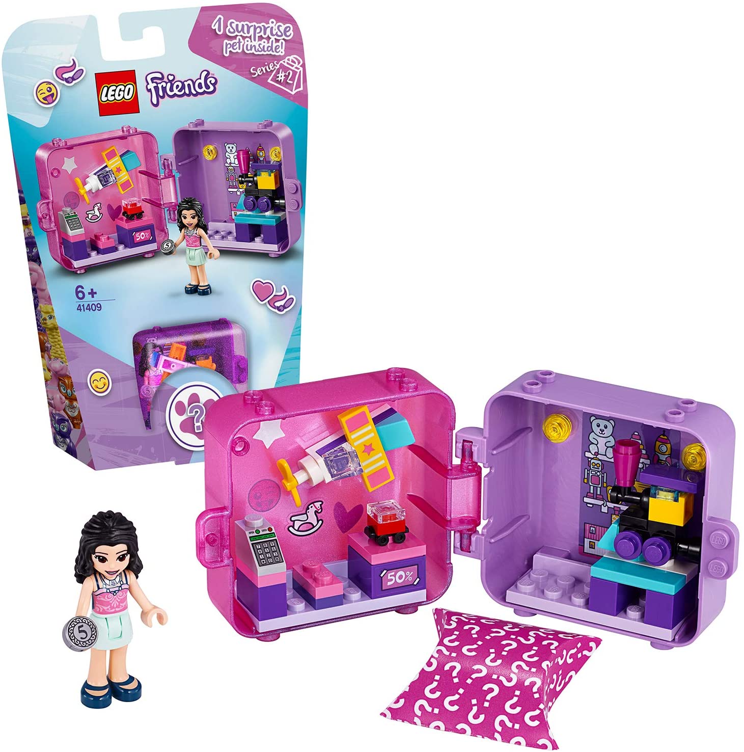 LEGO Friends 41409 Emma's Play Cube - Toy Store, Building Set