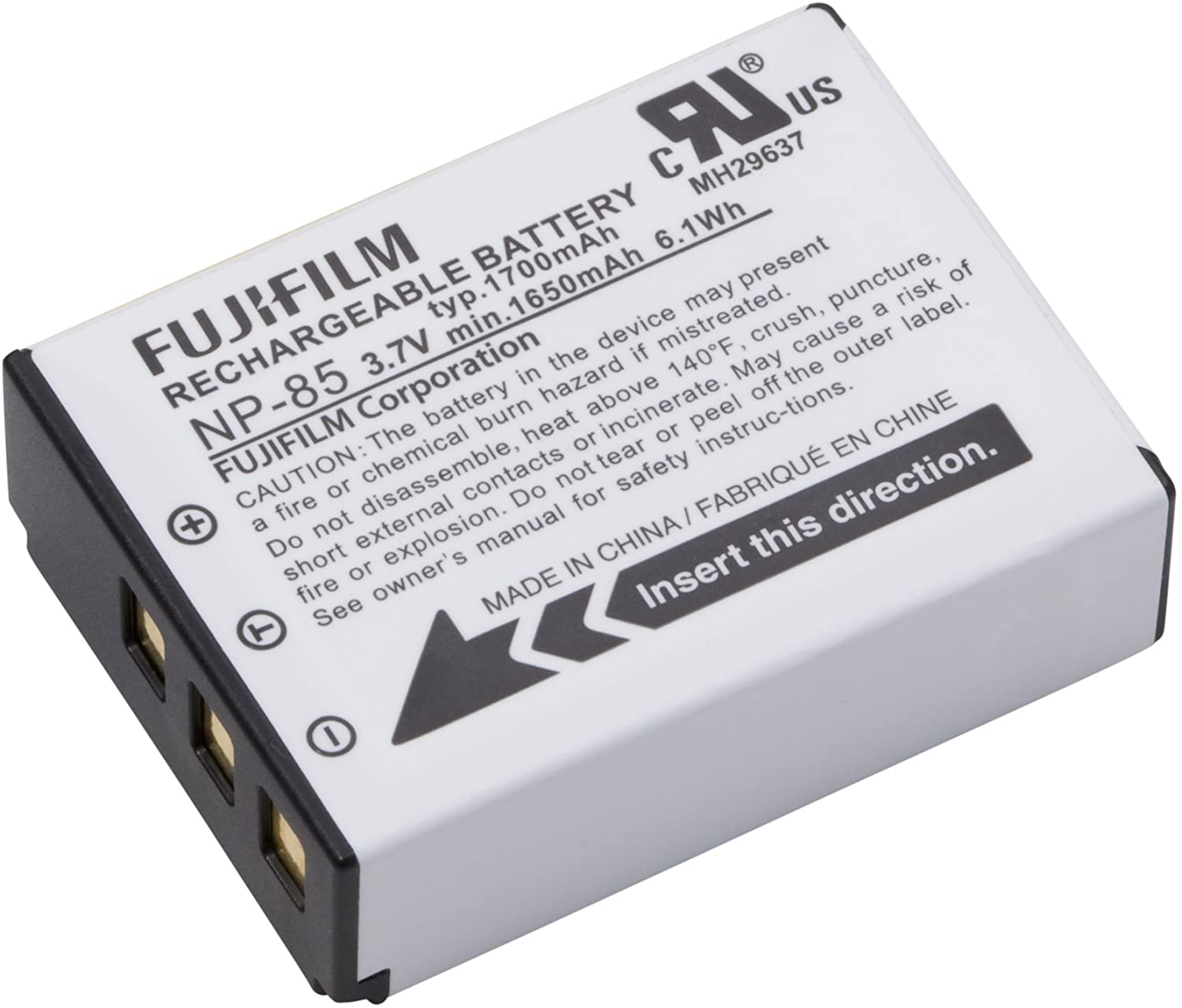 Fujifilm Np-85 Lithium-Ion Rechargeable Battery, Black