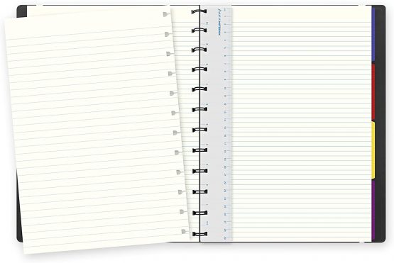 Filofax A4 Refillable Notebook - Black - Image 3