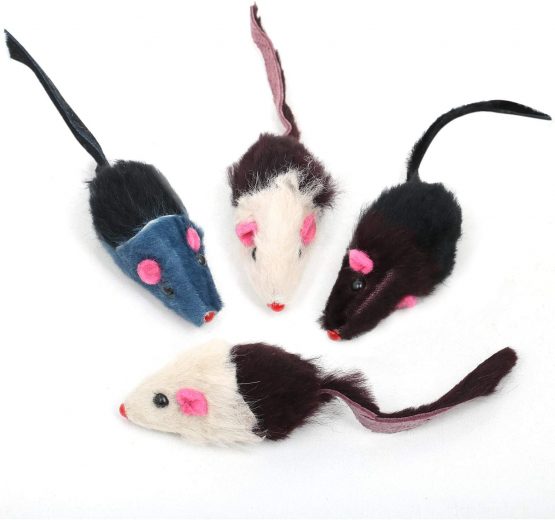 DIGIFLEX Rattling Catnip Mice x 4 - Cat Toys - Image 4