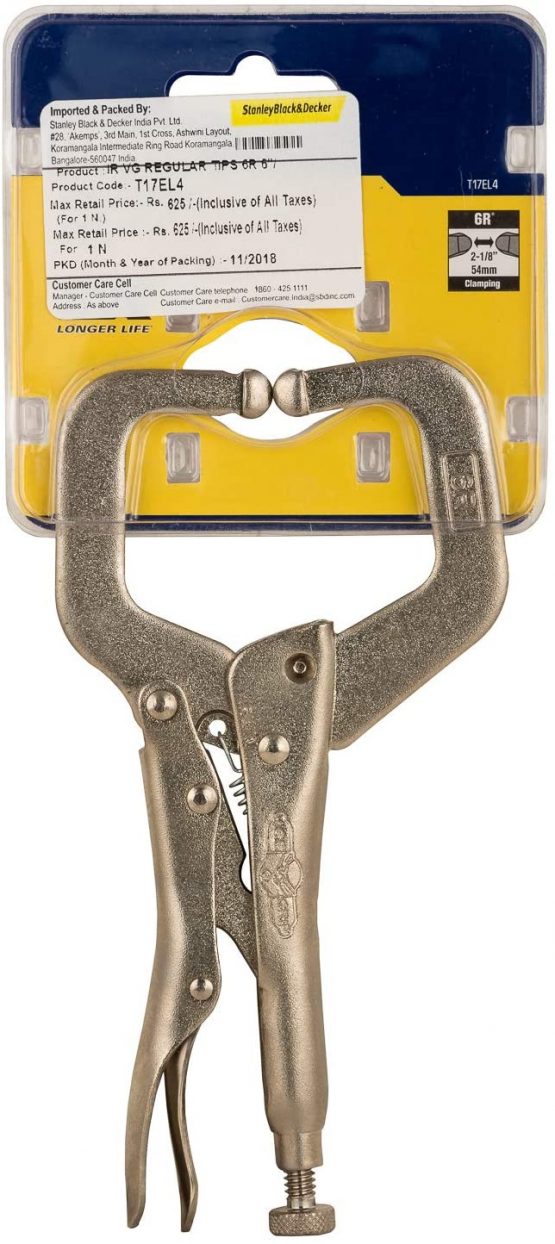 Irwin Visegrip 6R Locking C Clamp 6In - Regular Tip - Image 4