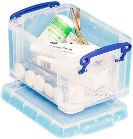 Really Useful Storage Box 1.6 Litre Clear - Image 4