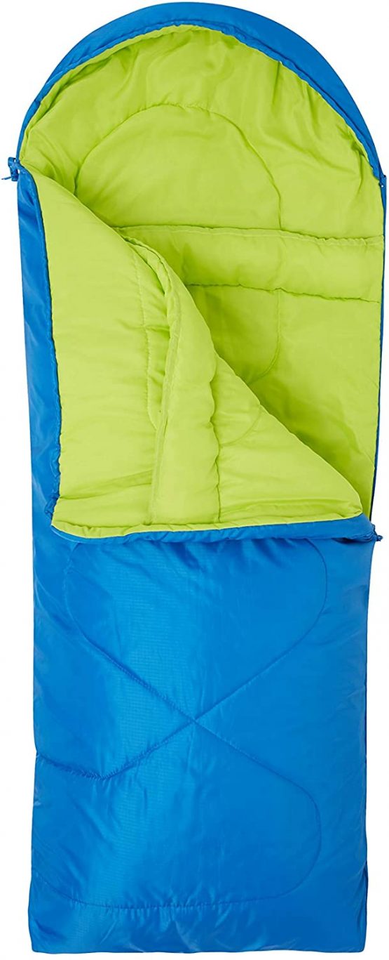 Mountain Warehouse Summit Mini Square Sleeping Bag - 2/3 Season, Lightweight, Inner Pocket - Image 2