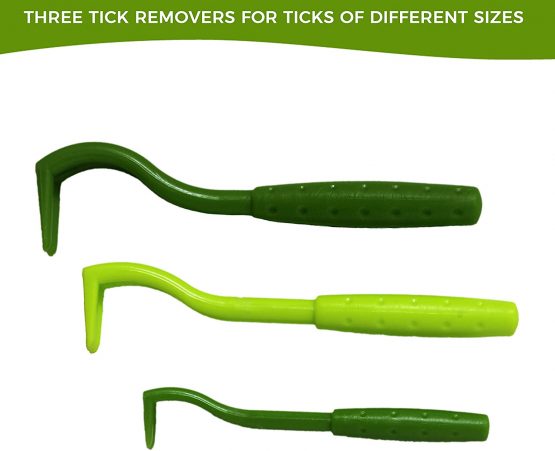 TickCheck Tick Remover Tools and Tick Identification Card for Humans, Dogs & Cats 1 Set (Pack of 3) - Image 2