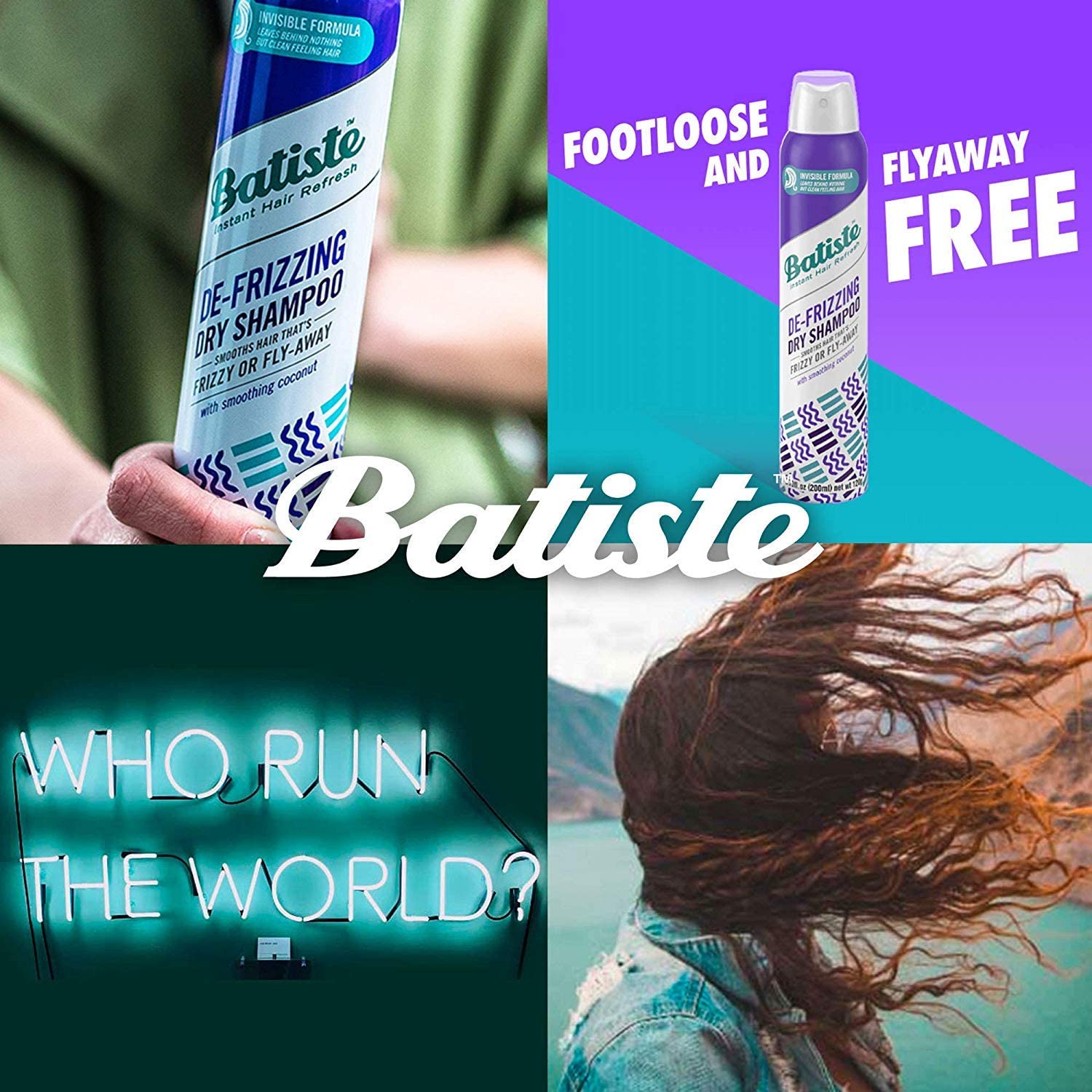 Batiste Dry Shampoo De-Frizzing, Hair Benefits Smooths Frizzy Flyaway Hair, No Rinse Spray to Refresh Hair in Between Washes – 200ml - Image 3