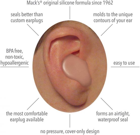 Mack's Unisex's Snoozers Ear Plugs (6 Pair) -Beige, (1 Pack) - Image 2