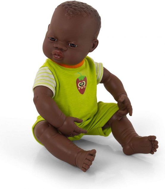 Miniland Miniland31003 Newborn Doll African Boy, Multi-Color - Image 4