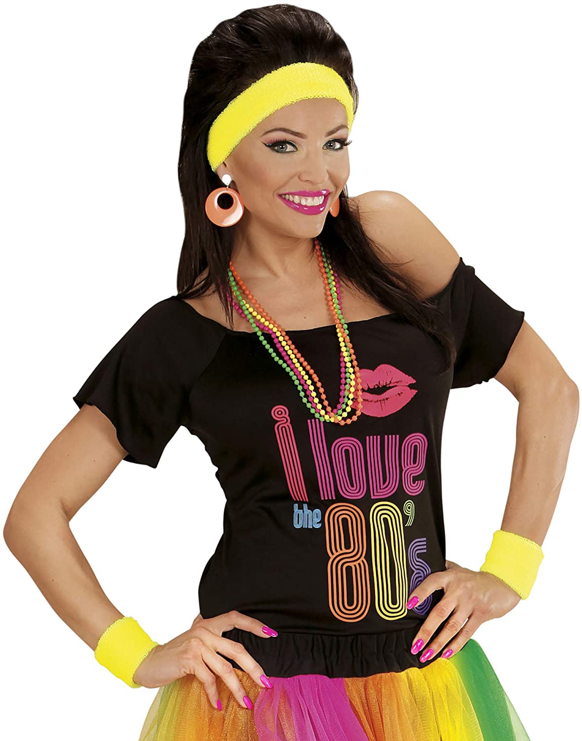 Widmann sweatbands, headband and 2 wristbands, Yellow - Image 4
