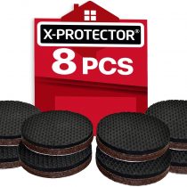 Furniture Pads X-PROTECTOR - Non Slip Pads - Premium 8 pcs 50mm - Floor Protectors - Rubber Feet for Furniture Feet – Ideal Floor Protector Pads for Keep in Place Furniture. Stop Your Furniture!