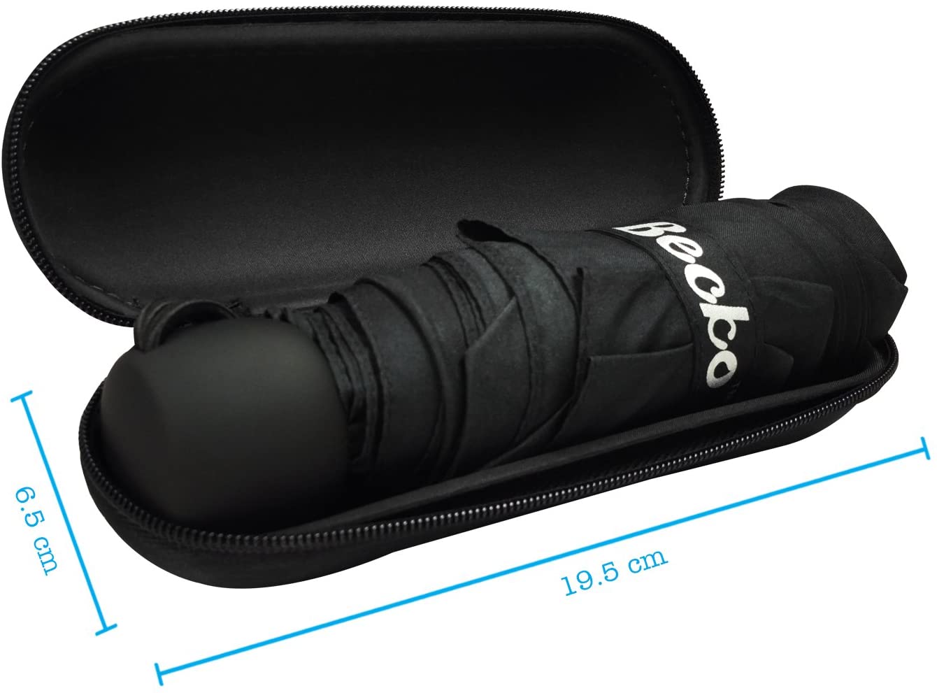 Becko Kids Mini Travel Pocket Umbrella 5-Fold Rain Umbrella with ...