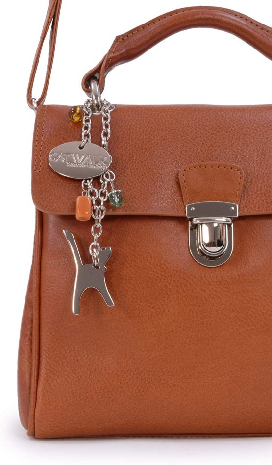 Catwalk Collection Handbags - Women's Vintage Leather Top Handle Bag with Detachable Shoulder Strap - PANDORA - Image 4