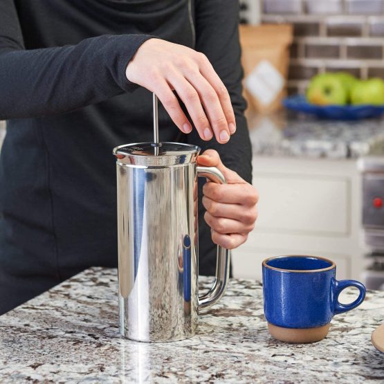 Espro 1018C2 Coffee Press P7-18 oz, Vacuum Insulated, Polished Stainless Steel - Image 3