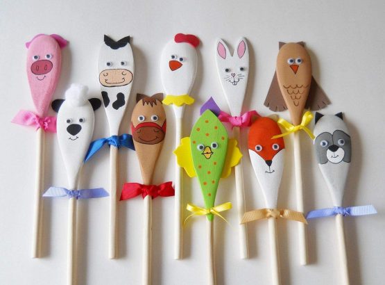 Set of 6 x 10" (250mm) Beechwood Wooden Spoon, Ideal for Baking, Decorating, Engraving, Spoon Puppets etc. - Image 3