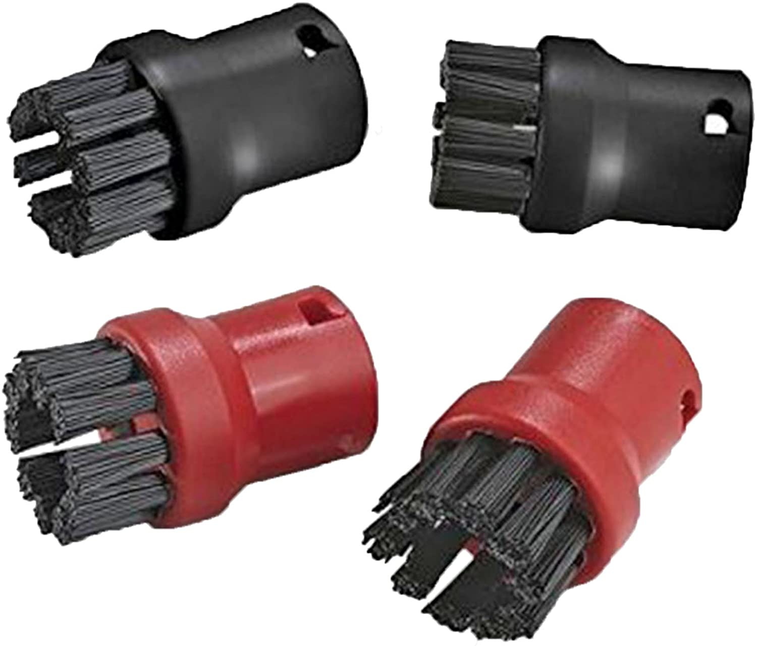 SPARES2GO Terry Tool Pad Covers, Nylon + Brass Wire Brush Tool Nozzles for Karcher SC1 SC2 SC3 SC4 SC5 SC6 Premium Steam Cleaners - Image 4