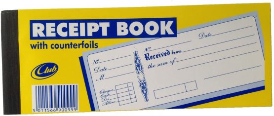 Duplicate Receipt Book Counterfoil
