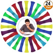 24 Pack Fidget Toys for Sensory Anxiety, Fidgets Stress Anxiety Relief Toys Marble Fiddle Toys Helps with Autism ADHD OCD for Children and Adults