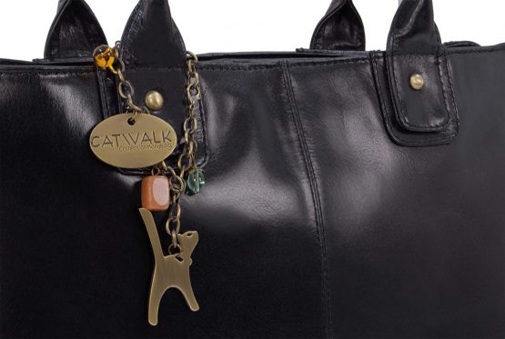 Catwalk Collection Handbags - Women's Large Vintage Leather Tote/Shoulder Bag - KENSINGTON - Image 3