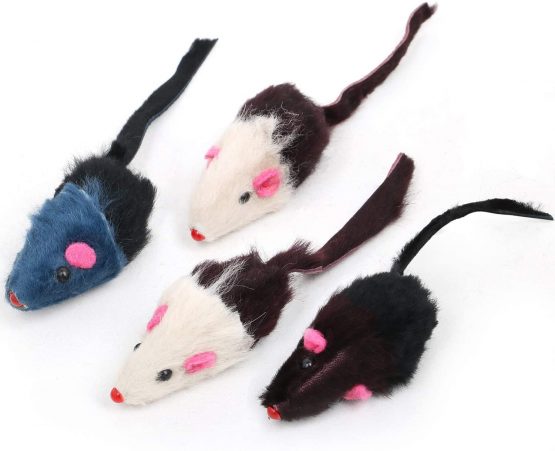 DIGIFLEX Rattling Catnip Mice x 4 - Cat Toys - Image 2