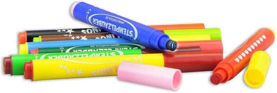 Amewi 300008 - Malino's Stamp Magic, 9 + 1 Stamp Magic Markers - Image 4