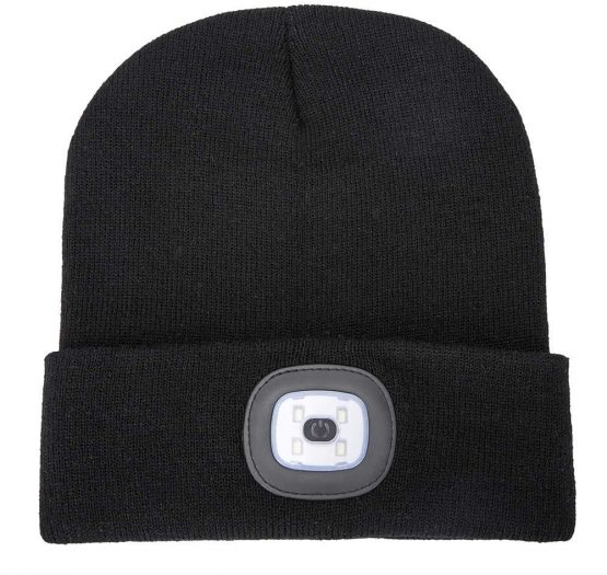 enjoydeal LED Beanie Hat Lighted Knit Hat Rechargeable Hands Free Headlamp Cap for Hunting Camping Grilling Running - Image 2