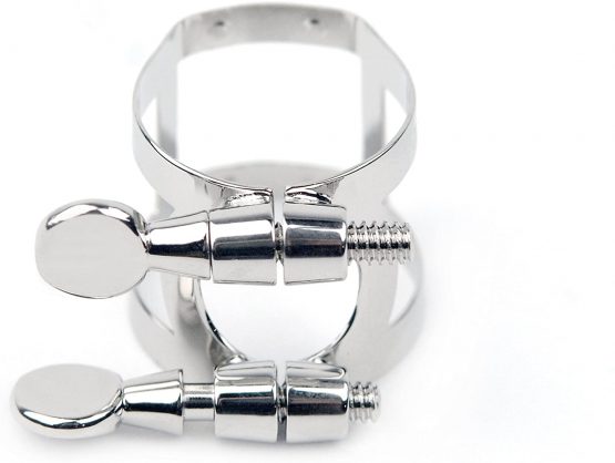 Rico Nickel Plated Ligature for Tenor Sax with Hard Rubber Mouthpieces