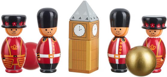 Orange Tree Toys London Wooden Skittles,