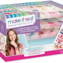 Make It Real - Ultimate Bead Studio. DIY Tween Girls Beaded Jewelry Making Kit. Arts and Crafts Kit Guides Kids to Design and Create Beautiful Bracelets, Necklaces, Rings and Headbands