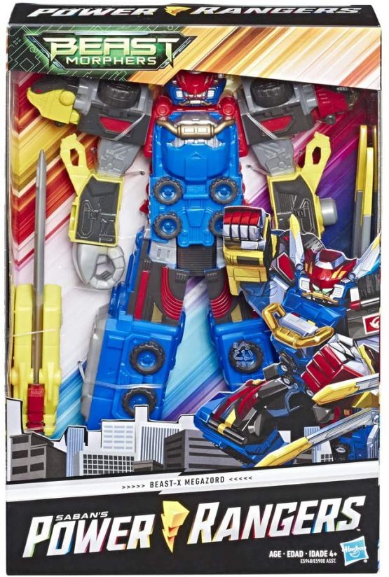 Power Rangers Beast Morphers Beast-X Megazord 25-Cm-Scale Power Rangers Action Figure Toy from Power Rangers TV Show