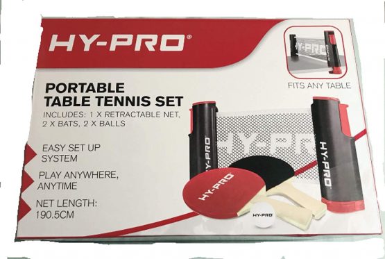 Hy-Pro Table Tennis Anywhere Set