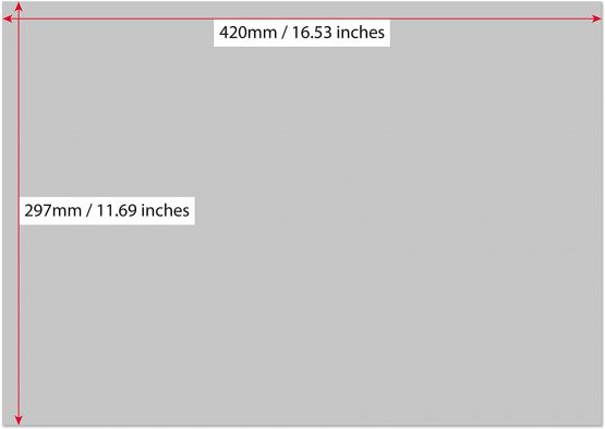 Worcestershire Stationery Company A3 Desk Pad, 50 Sheets Per Pad, 80GSM, Plain, Strong Grey Backboard - Image 4