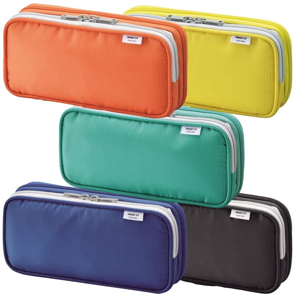 Lihit Lab Double Pen Case, Large, 4.1 x 8.7, Green (A7661-7) - Image 4