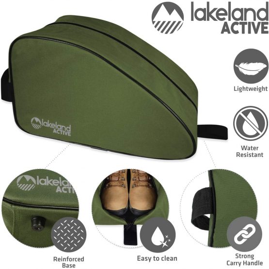Lakeland Active Mosedale Waterproof Walking Boot Bag - Moss Green - Image 2